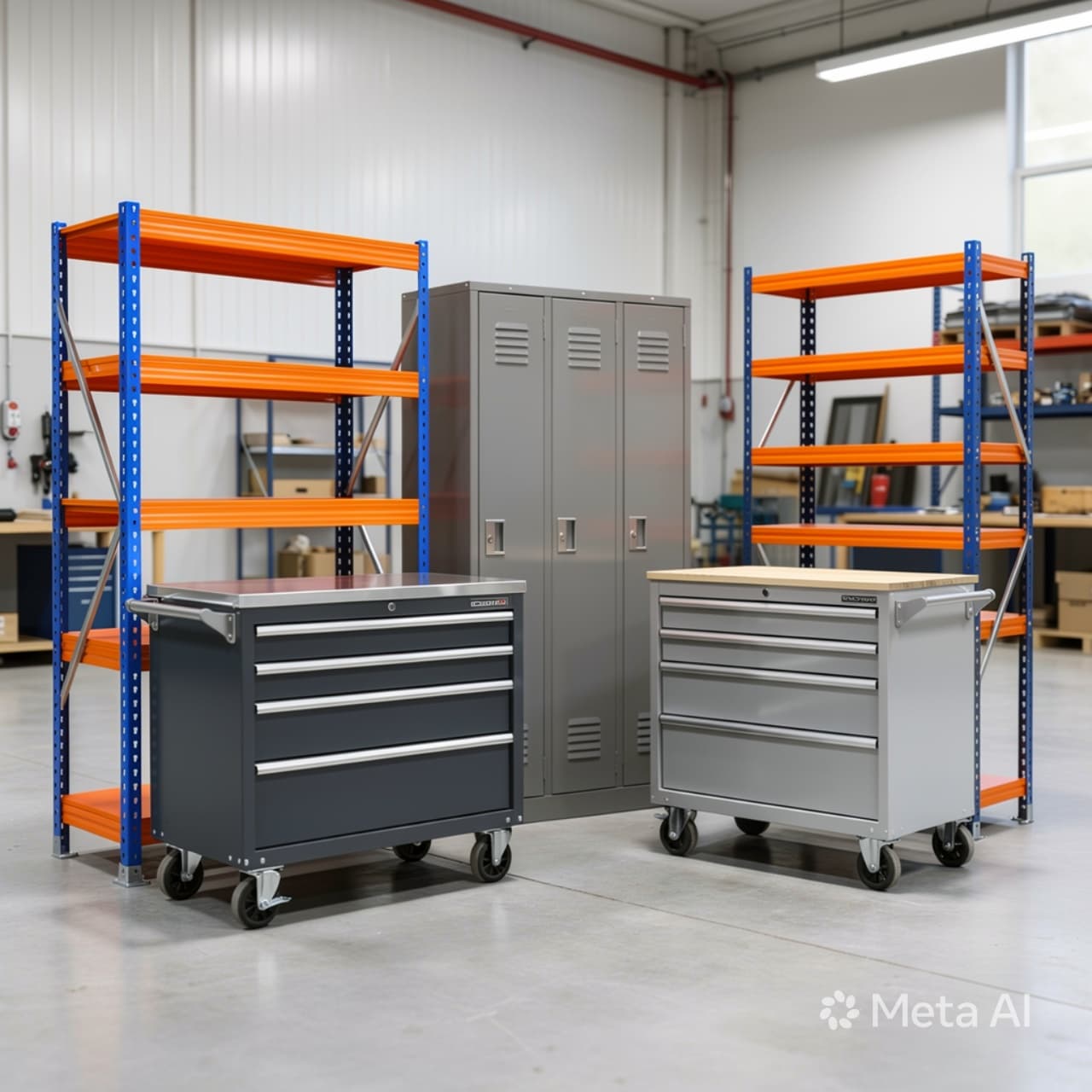 warehouse storage rack locker and tool cabinet sheet metal project